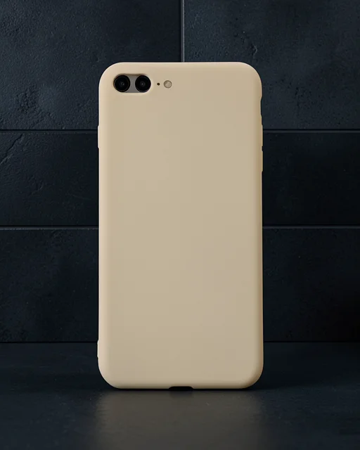 Apple İphone 7 Plus Kılıf First Silikon - Gold