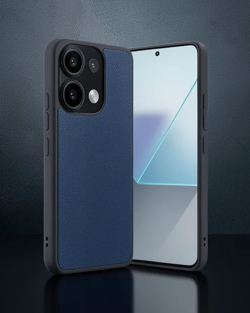 Xiaomi Redmi Note 13 Pro 4g Kılıf Aras Deri Kapak - Lacivert