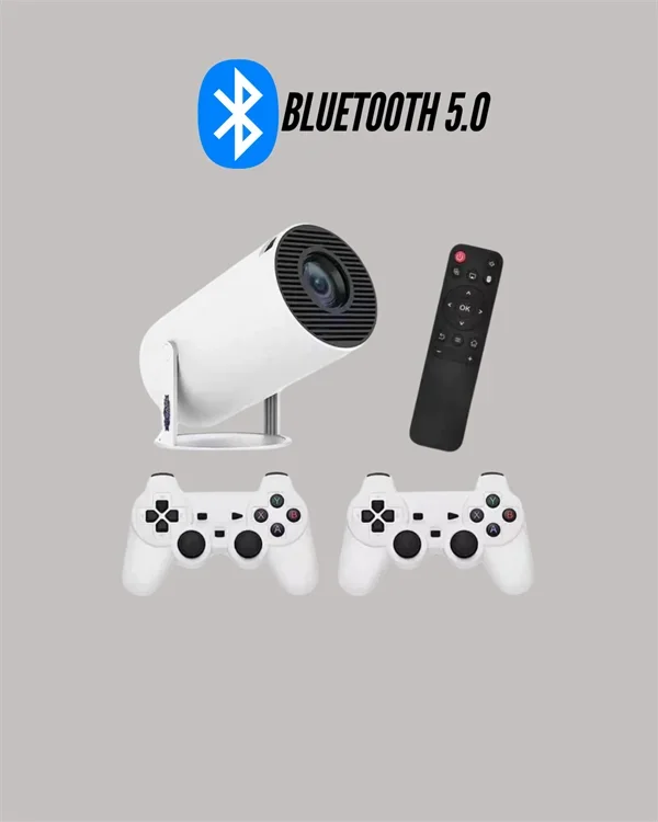 Kablosuz 4K Projeksiyon – Wi‑Fi 6 & Bluetooth 5.0 ile Oyun ve Uygulama Merkezli Yeni Nesil görsel 4