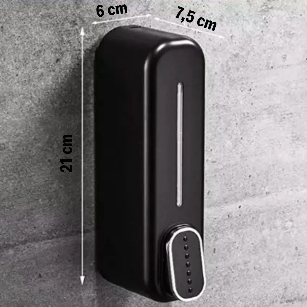 Buffer ® Siyah Duvara Monte Sıvı Sabunluk Dispenser 300 ml görsel 5