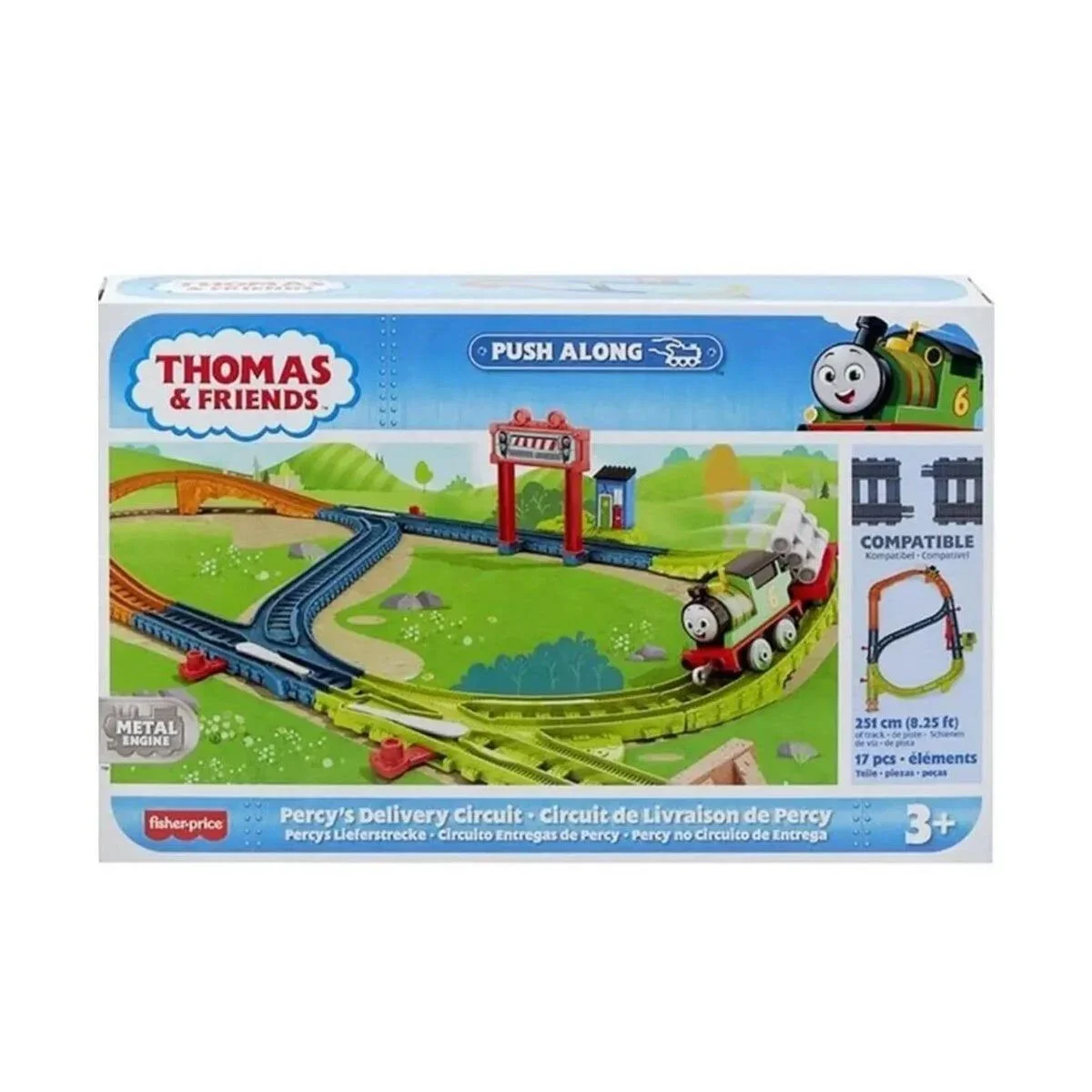 HGY82 Thomas ve Arkadaşları - Tren Seti (Sür-Bırak) görsel 2