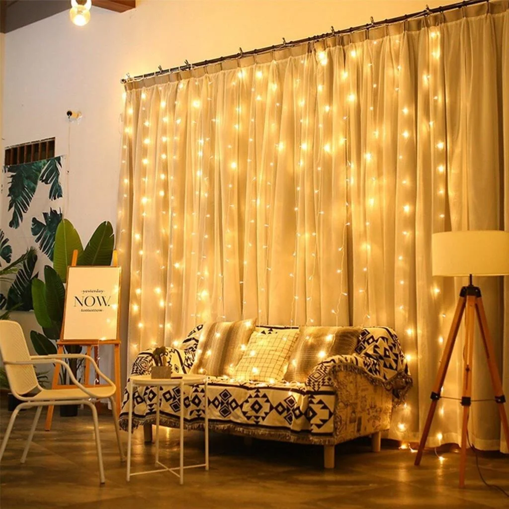 2x2 Metre 320 Led 8 Fonskiyonlu Dekoratif Led Günışığı Perde (adet fiyatıdır) görsel 5