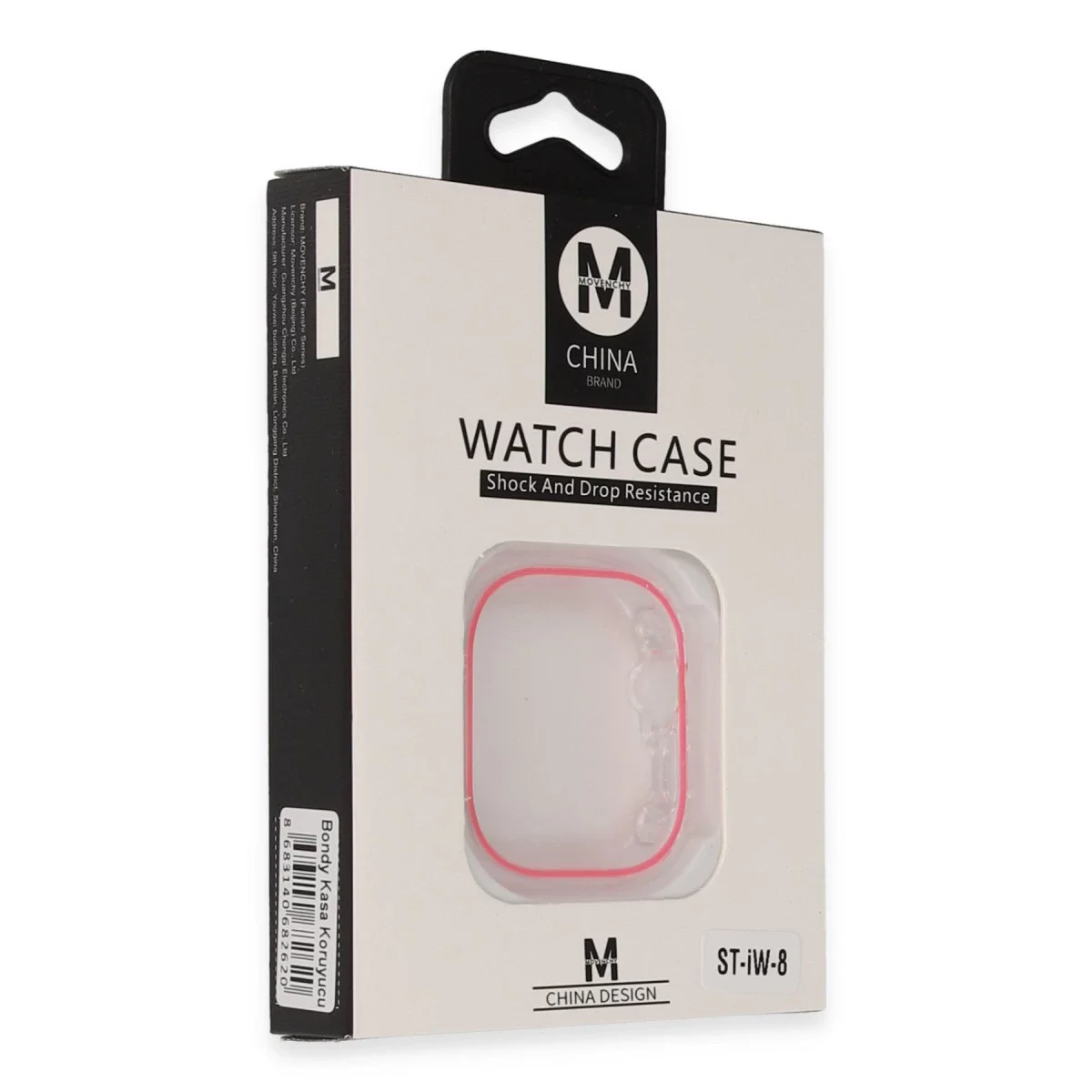 Movenchy Apple Watch 45mm Bondy Kasa Koruyucu - Pembe görsel 3