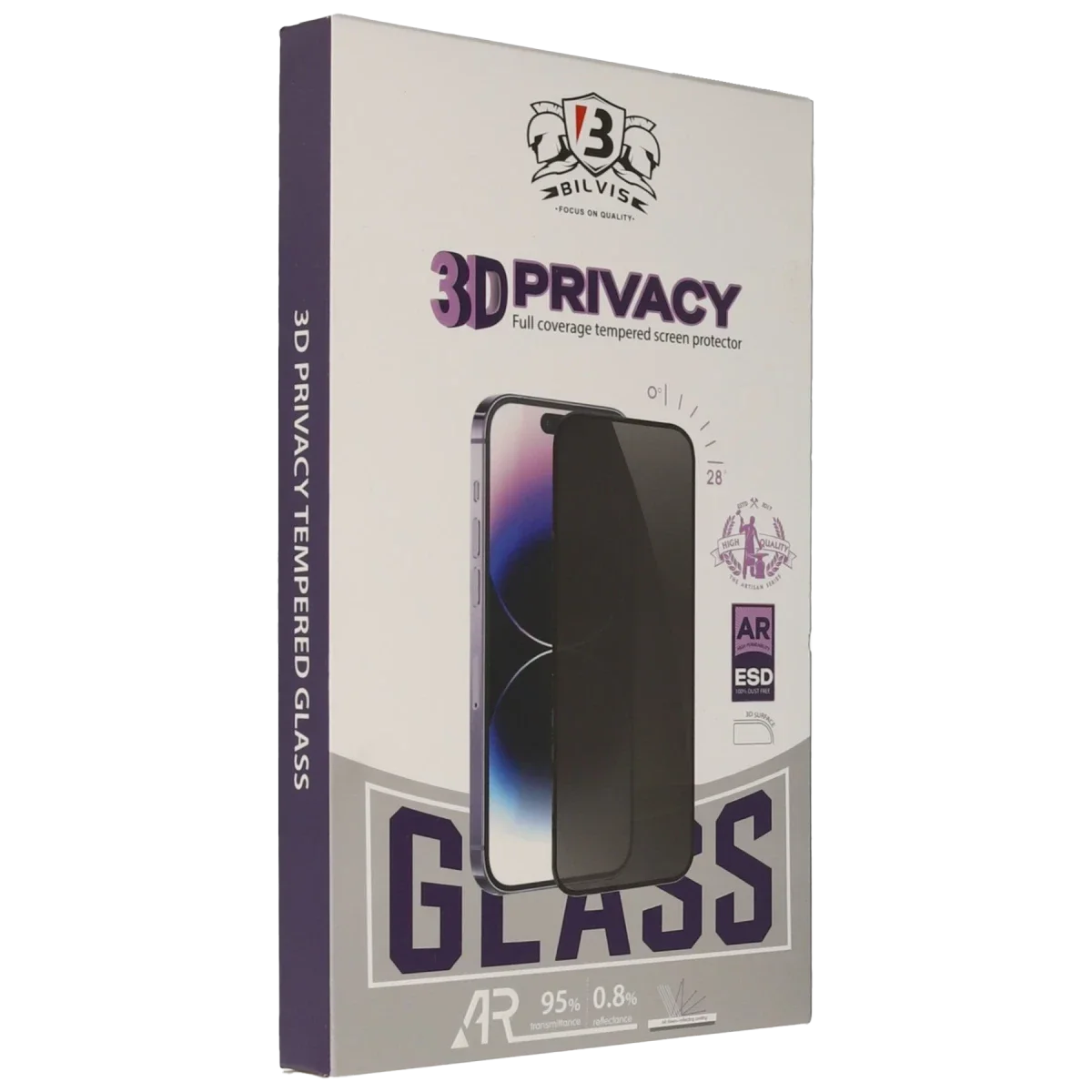 Samsung Galaxy S25 Edge Bilvis 3D Hayalet Cam Ekran Koruyucu