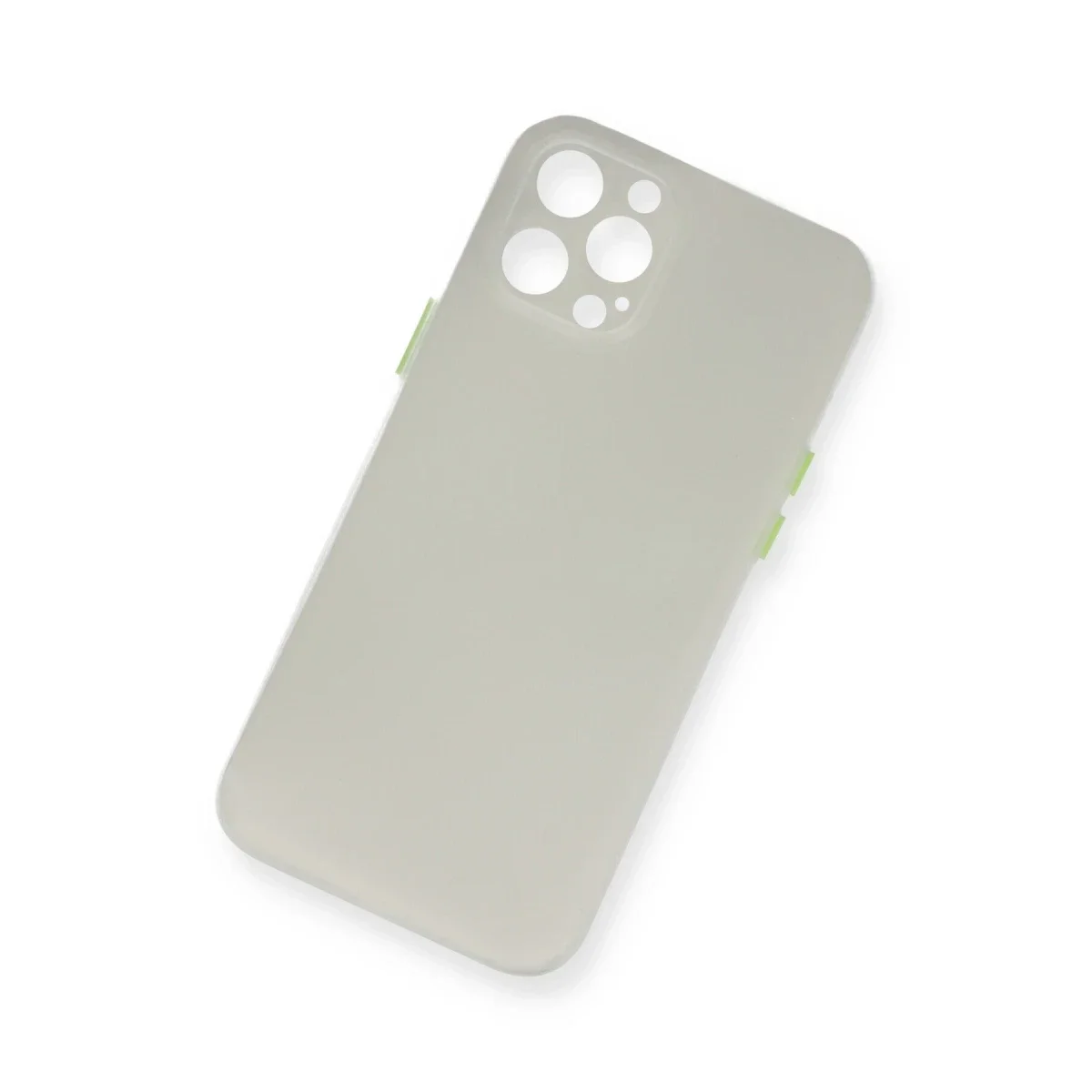 Apple iPhone 12 Pro Kılıf PP Ultra İnce Kapak - Beyaz görsel 2
