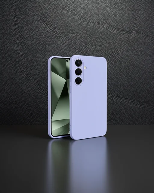 Samsung Galaxy S24 Fe Kılıf Nano İçi Kadife Silikon - Lila