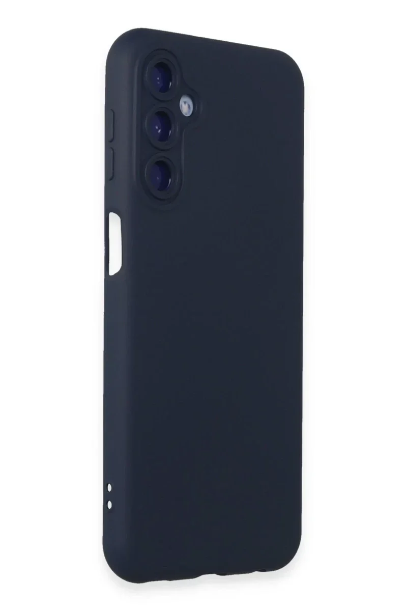 Samsung Galaxy M14 5G Kılıf Nano içi Kadife Silikon - Lacivert görsel 2