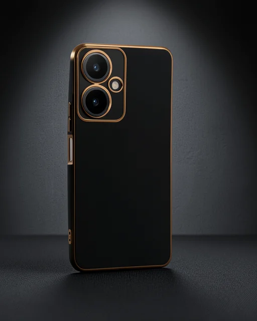 Vivo Y27 Kılıf Volet Silikon - Siyah