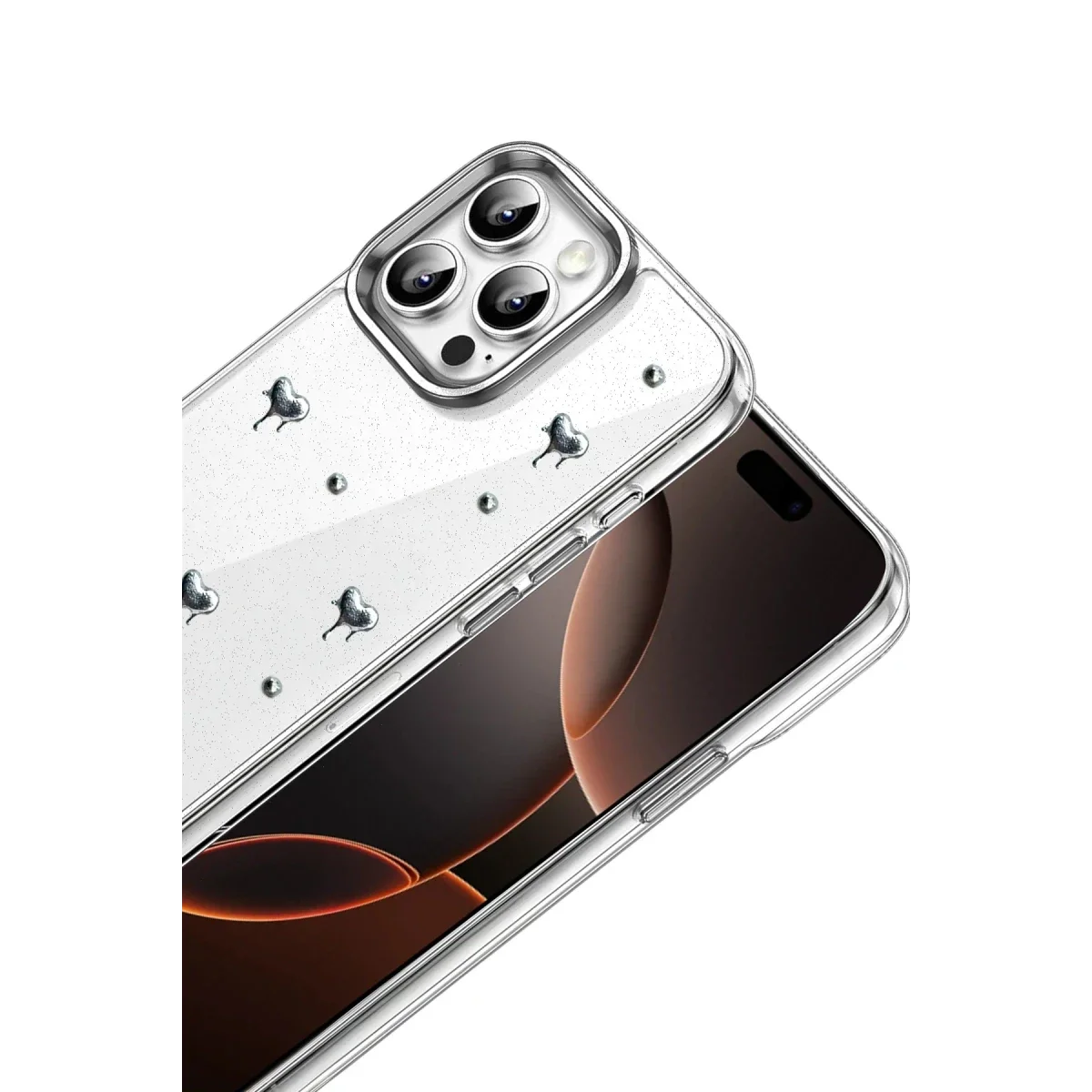 Apple iPhone 14 Pro Max Fiyonk Desenli Kapak - Desen 1 görsel 2