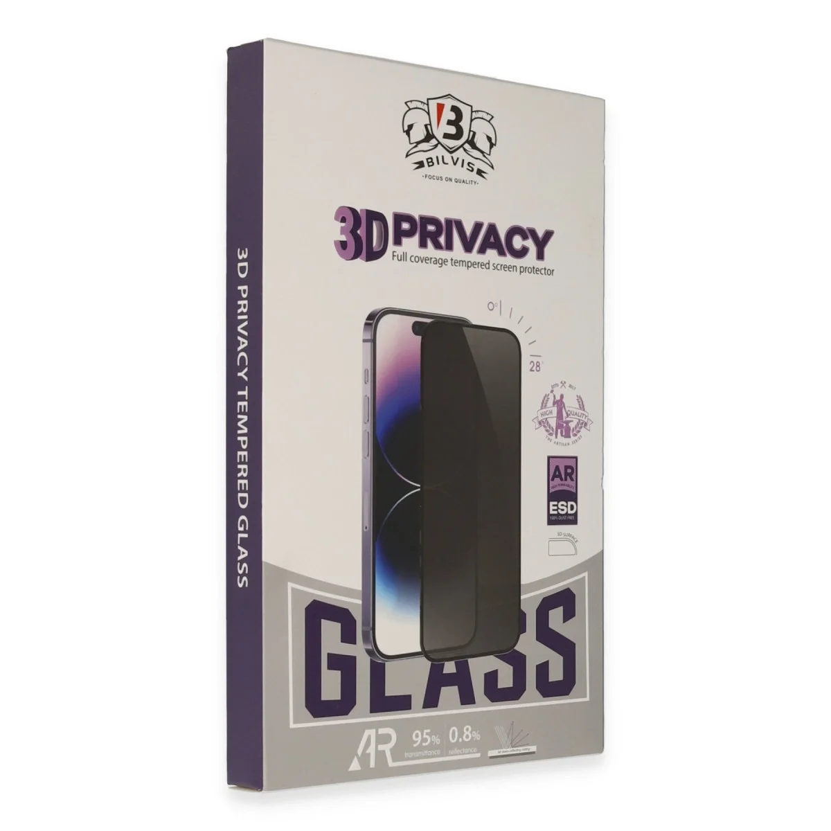 Samsung Galaxy S25 Ultra Bilvis 3d Hayalet Cam Ekran Koruyucu