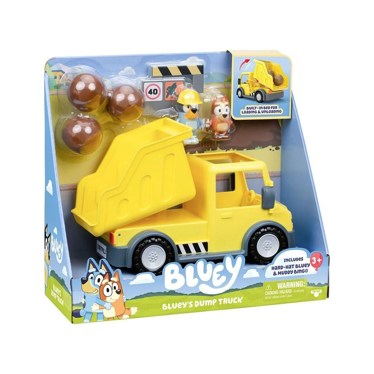BLUEY 17673 Bluey Damperli Kamyon ve Figür Oyun Seti görsel 5