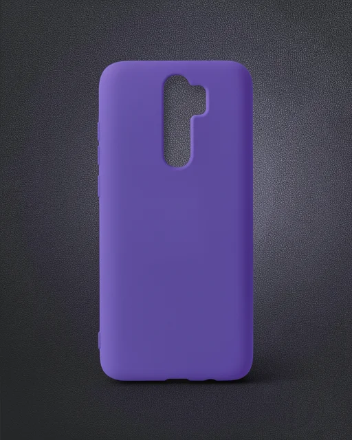 Xiaomi Redmi Note 8 Pro Kılıf Nano İçi Kadife Silikon - Mor