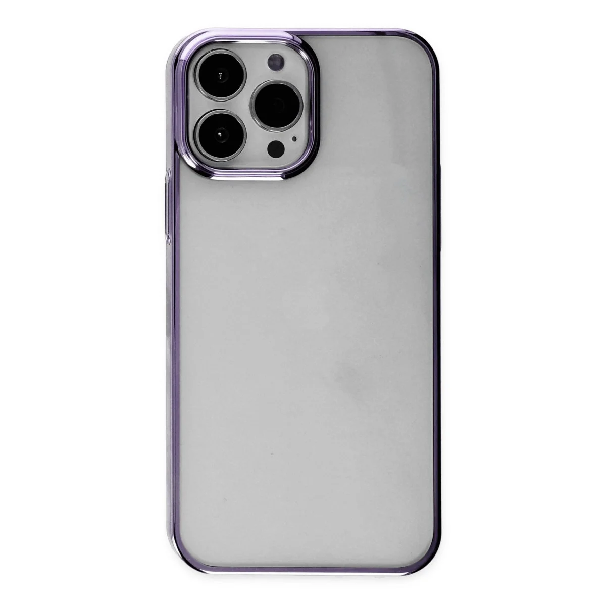 Apple İphone 14 Pro Kılıf Element Silikon - Mor