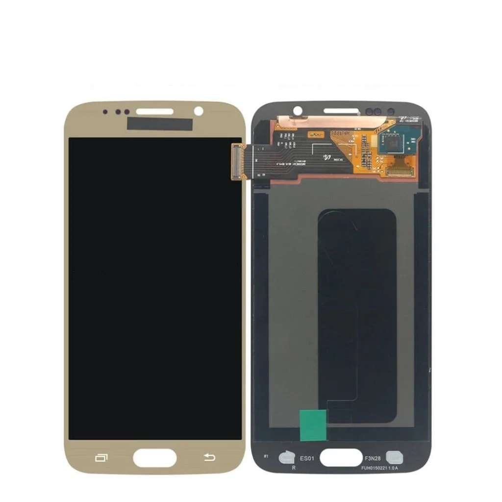 Samsung S6 Sm-G920F ORG Dokunmatik Ekran (GOLD) görsel 2