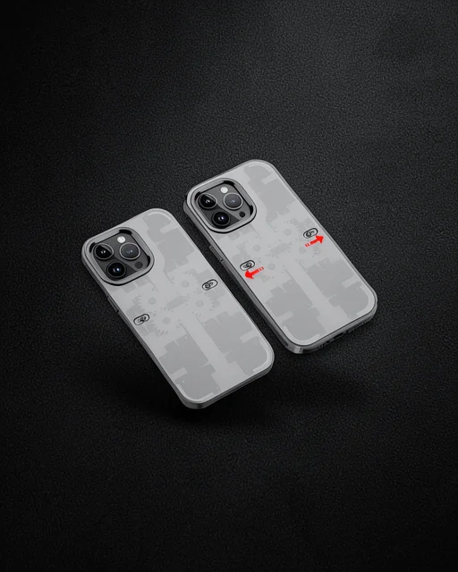 Apple İphone 14 Pro Max Kılıf Mekanik Bumper Kapak - Siyah