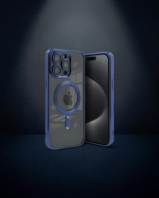 Apple İphone 15 Pro Max Kılıf Kross Magneticsafe Kapak - Lacivert