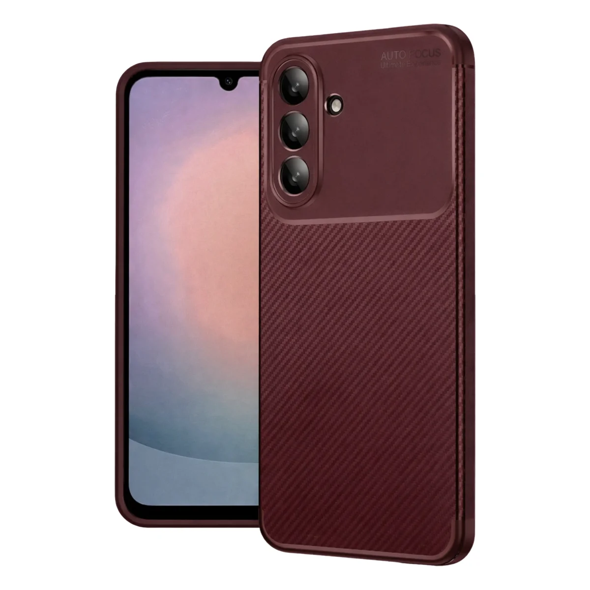 Samsung Galaxy A27 5G Auto Focus Karbon Kapak - Bordo