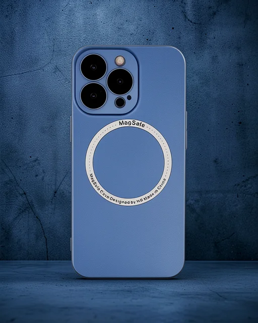 Apple İphone 13 Pro Kılıf Jack Magneticsafe Lens Silikon - Sierra Blue