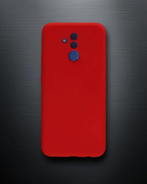 Huawei Mate 20 Lite Kılıf Nano İçi Kadife Silikon - Kırmızı