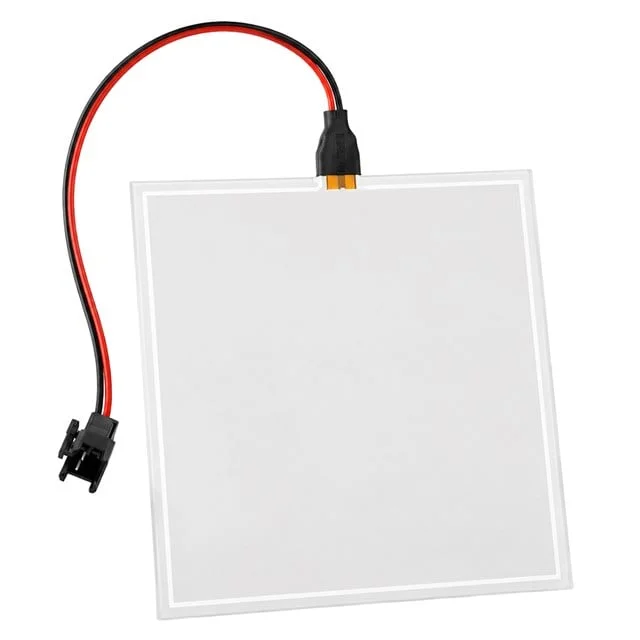 PM-37725 100x100mm Elektronesans (EL) 3V Led Panel Sarı Aydınlatmalı Esnek Yapı görsel 3