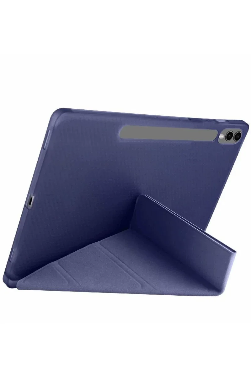 Samsung Galaxy X610 Tab S9 FE Plus 12.4 Kılıf Kalemlikli Mars Tablet Kılıfı - Lacivert görsel 2