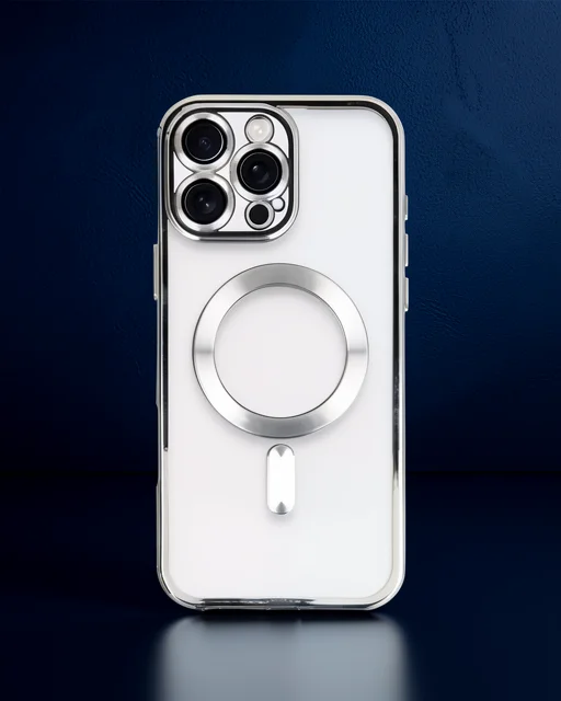 Apple İphone 16 Pro Kılıf Kross Magneticsafe Kapak - Gümüş