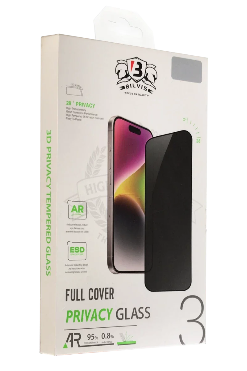 Apple iPhone 12 Pro Max Bilvis 3D Hayalet Cam Ekran Koruyucu
