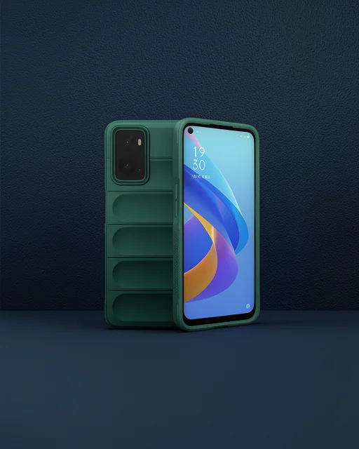 Realme 9i 4g Kılıf Optimum Silikon - Koyu Yeşil