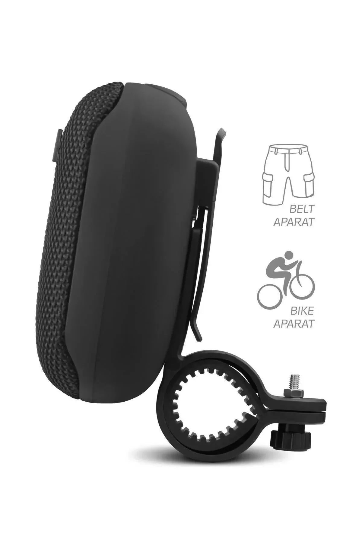 Bisiklet Motorsiklet Gidon Kemer Aparatlı Hafıza Kartı Usb Girişli Bluetooth Hoparlör görsel 5