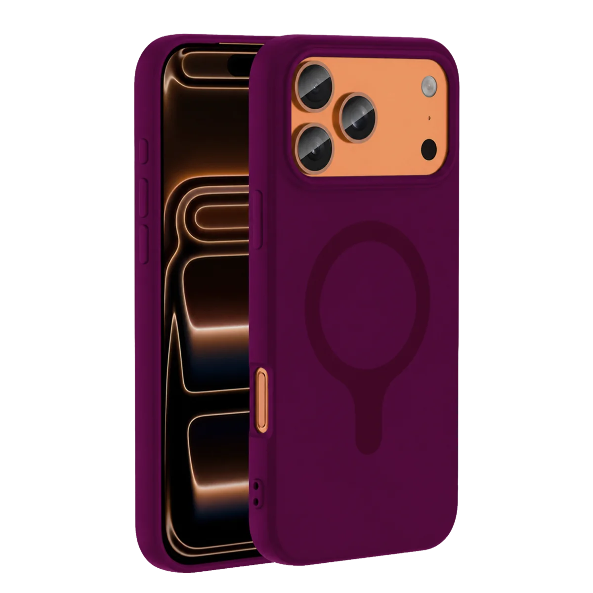 Joko Apple iPhone 18 Pro/17 Pro Z Silikon Magsafe Kapak - Bordo