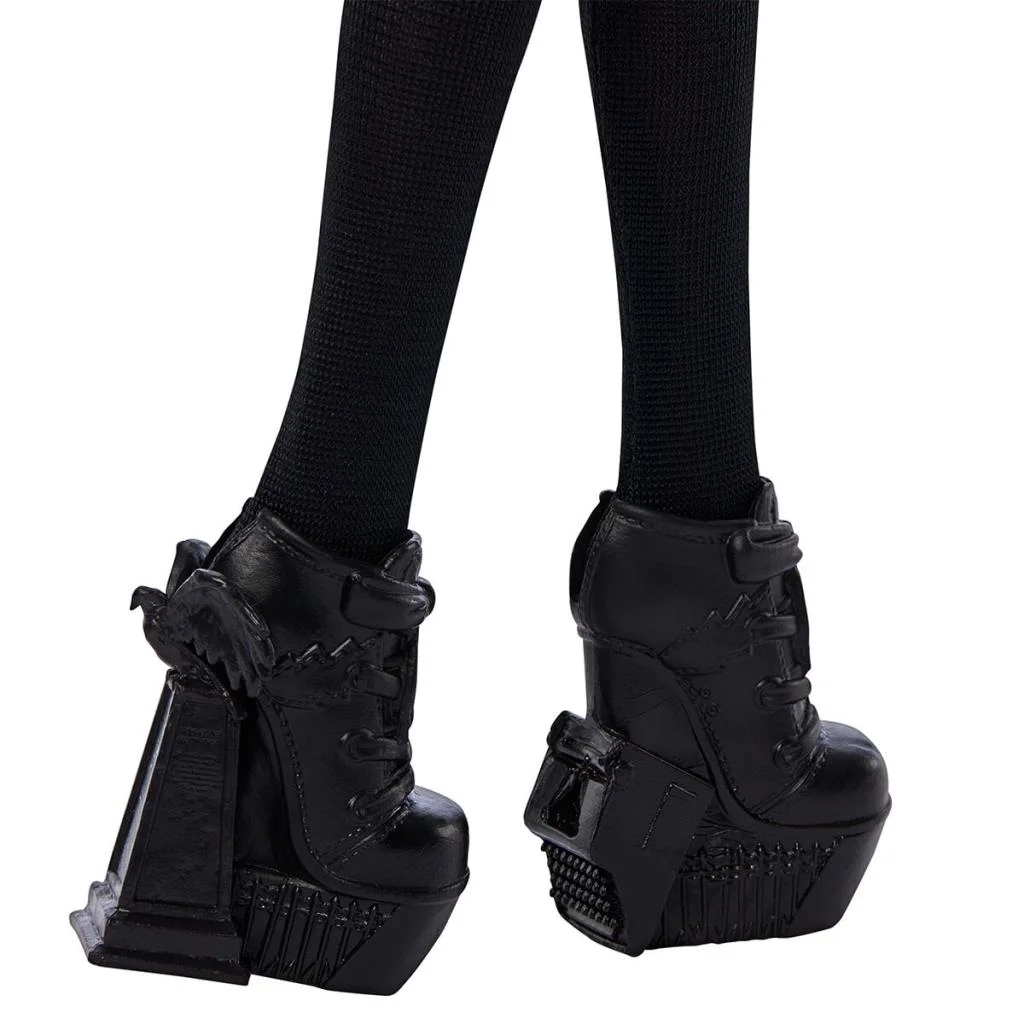 JNJ91 Monster High Wednesday Addams Bebek görsel 4