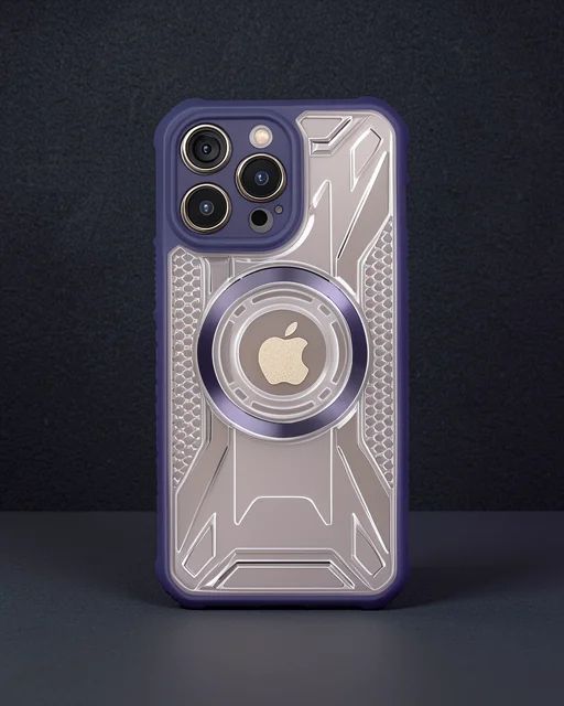 Apple İphone 14 Pro Max Kılıf Prag Magneticsafe Kapak - Derin Mor