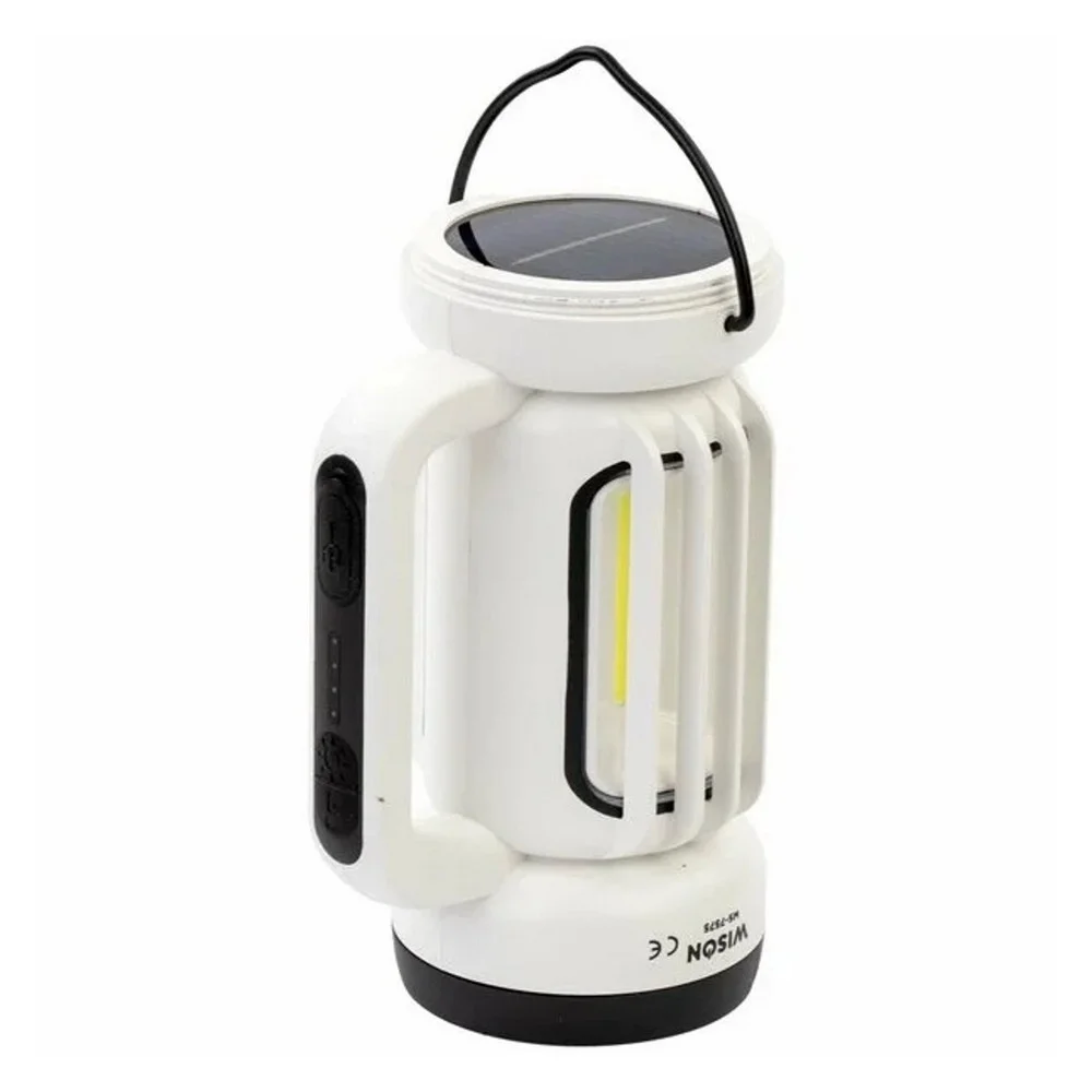 WS-7575 5 Watt Solarlı Projektör Şarjlı Spot Fener görsel 2