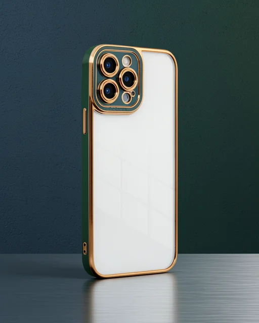 Apple İphone 14 Pro Kılıf Liva Lens Silikon - Yeşil