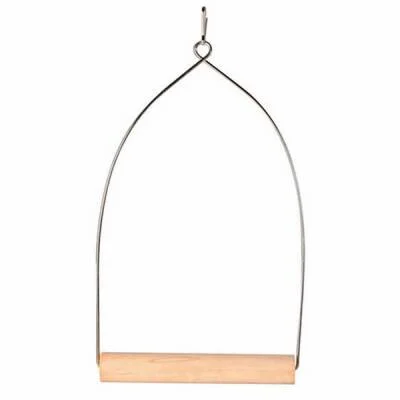 Ahşap Metal Askılı Kuş Tüneği 10,5x22,5 Cm