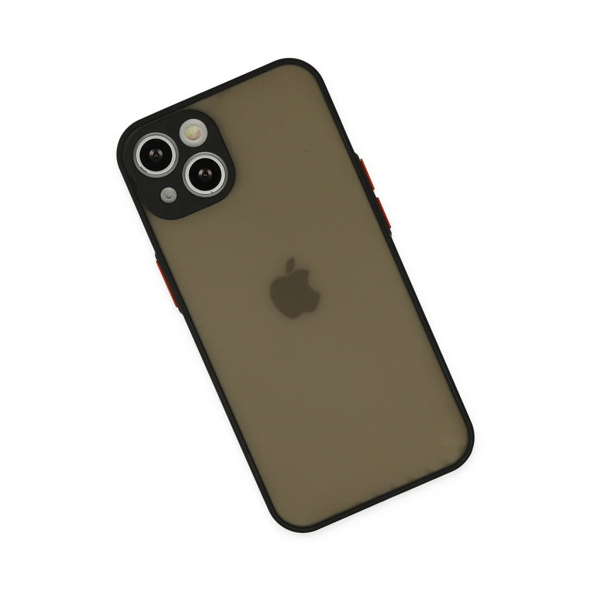 Apple İphone 15 Plus Kılıf Montreal Silikon Kapak - Siyah görsel 3