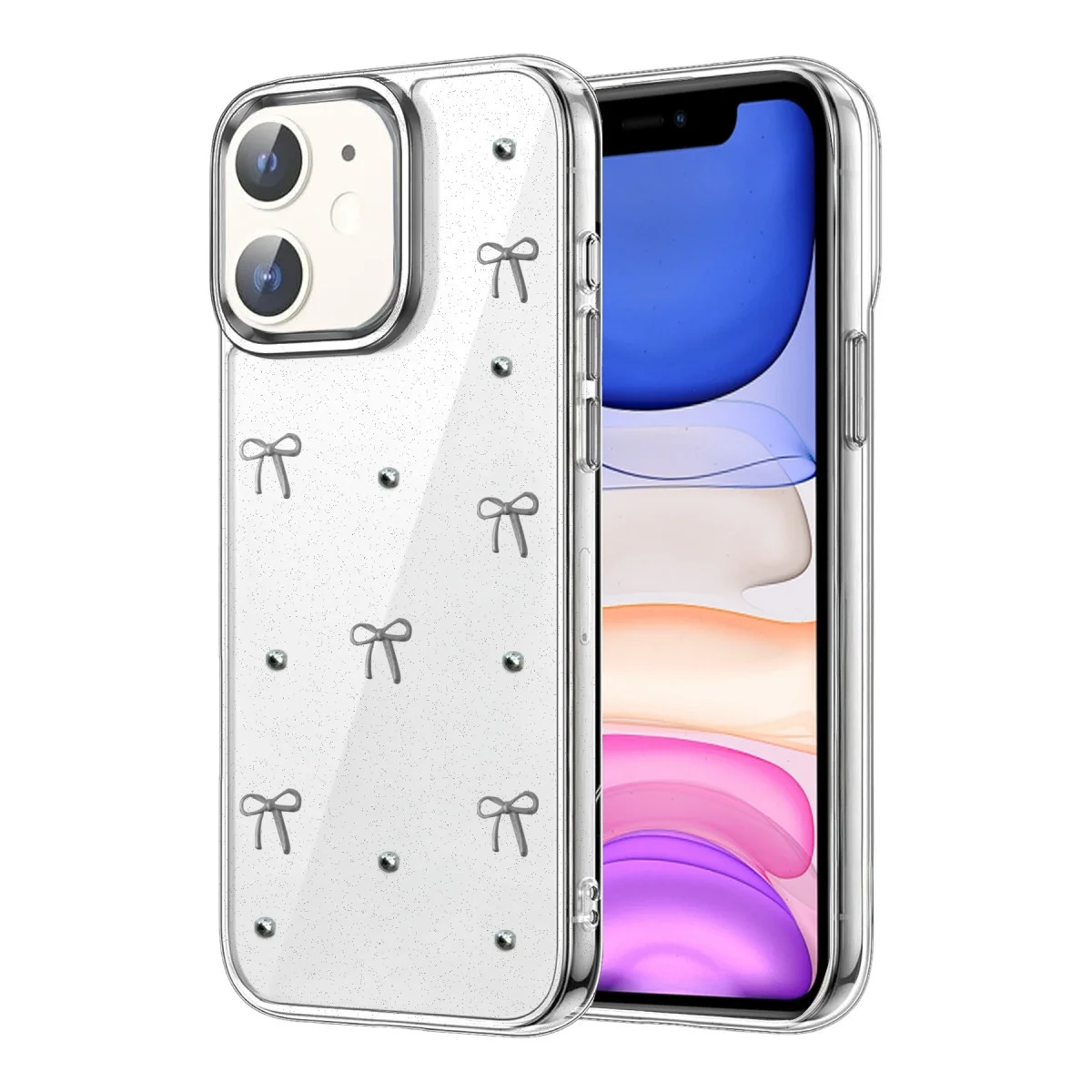 Apple İphone 11 Fiyonk Desenli Kapak - Desen 5