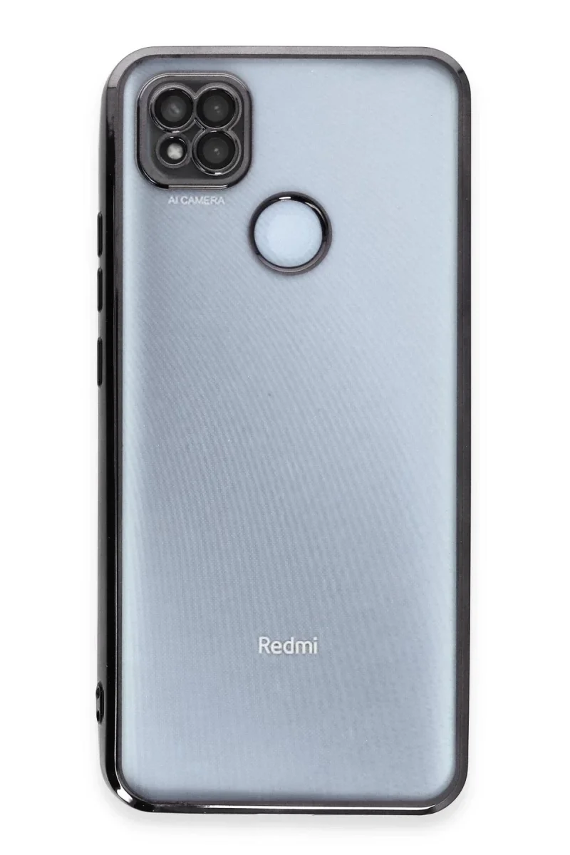 Xiao Red 9C Kılıf Razer Lensli Silikon - Siyah görsel 2