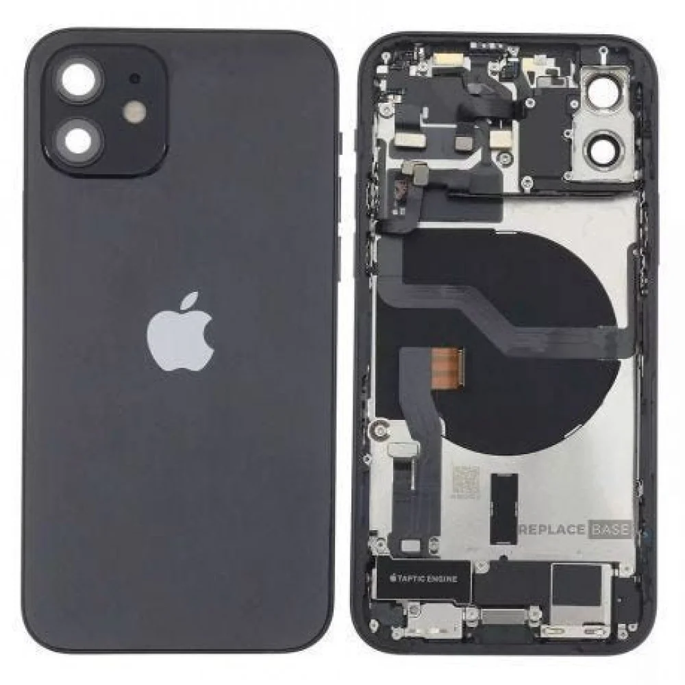 iPhone 12 FULL Dolu Kasa (Siyah) görsel 3