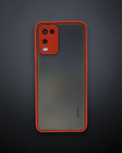 Oppo A54 4g Kılıf Montreal Silikon Kapak - Kırmızı