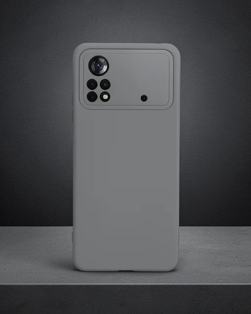 Xiaomi Poco X4 Pro 5g Kılıf Nano İçi Kadife Silikon - Gri