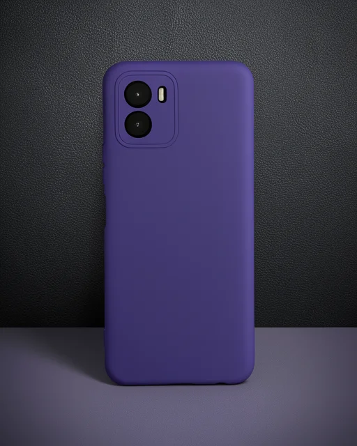 Vivo Y15s Kılıf Nano İçi Kadife Silikon - Mor