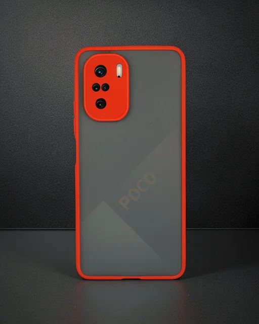 Xiaomi Poco F3 Kılıf Montreal Silikon Kapak - Kırmızı