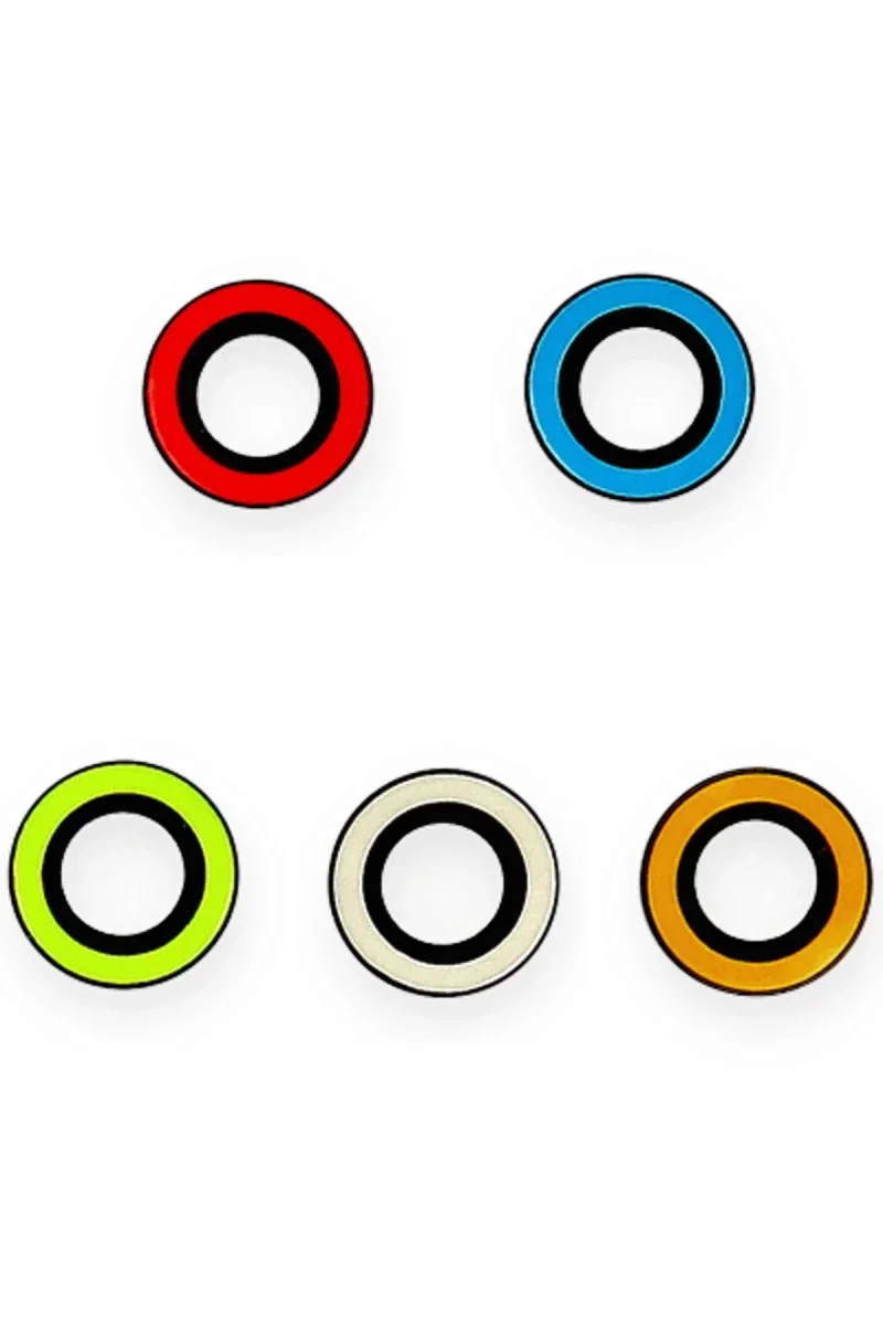 Apple iPhone 11 Neon Fosforlu Kamera Lens - Mavi görsel 2