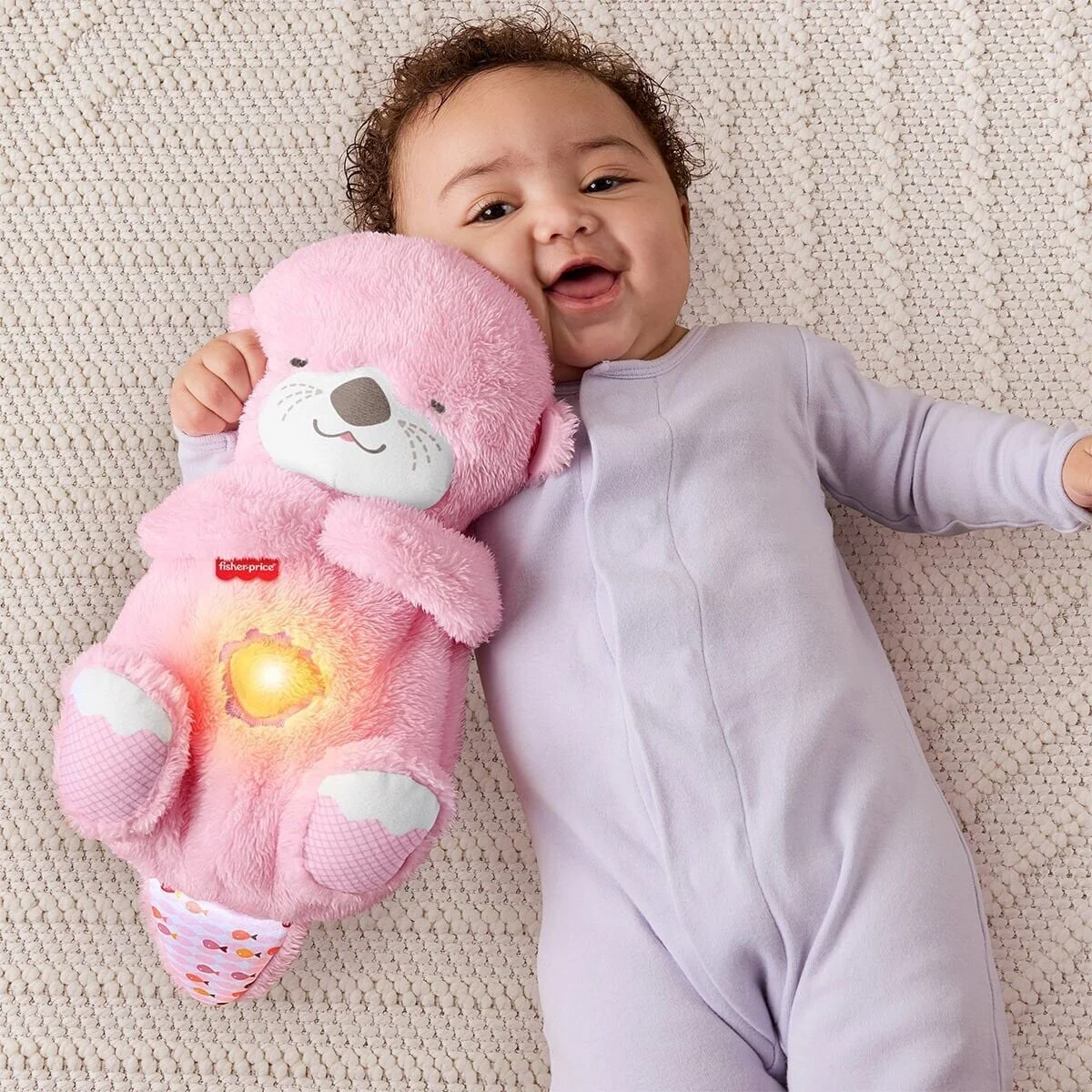 JLJ33 Fisher-Price Uyku Arkadaşı Pembe Su Samuru görsel 6
