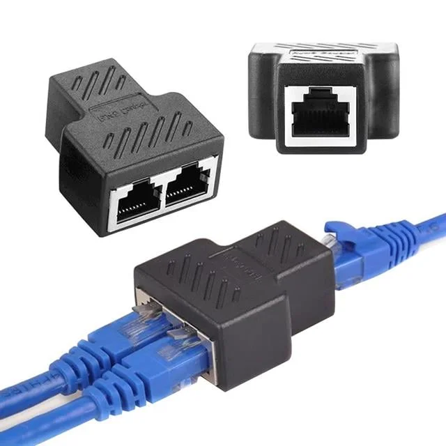 PM-26130 Ethernet RJ45 TO 2X Çoklayıcı Dişi Splitter Adaptör görsel 5