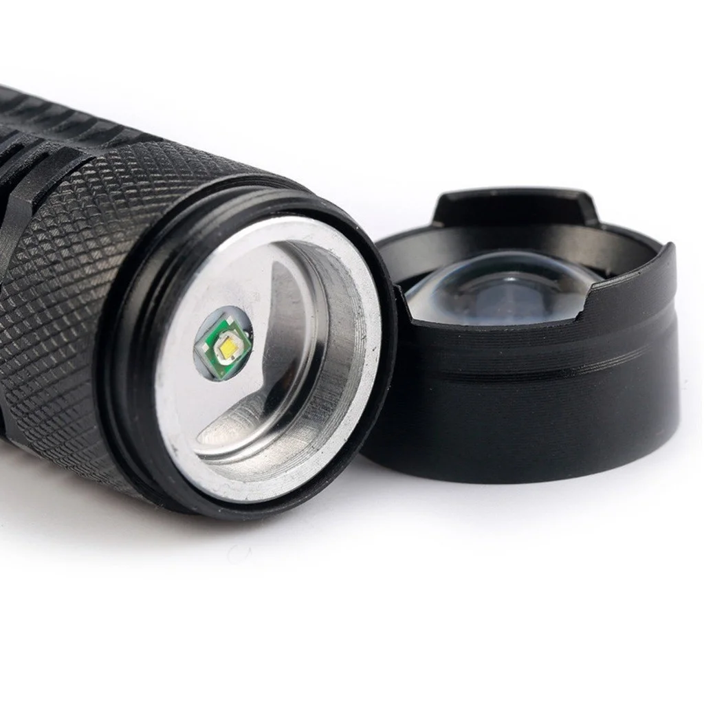 Cree Q5 LED Zoomlu Duracell Pilli Mini Feneri görsel 4
