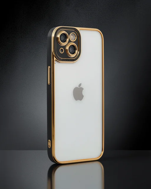 Apple İphone 14 Plus Kılıf Liva Lens Silikon - Siyah