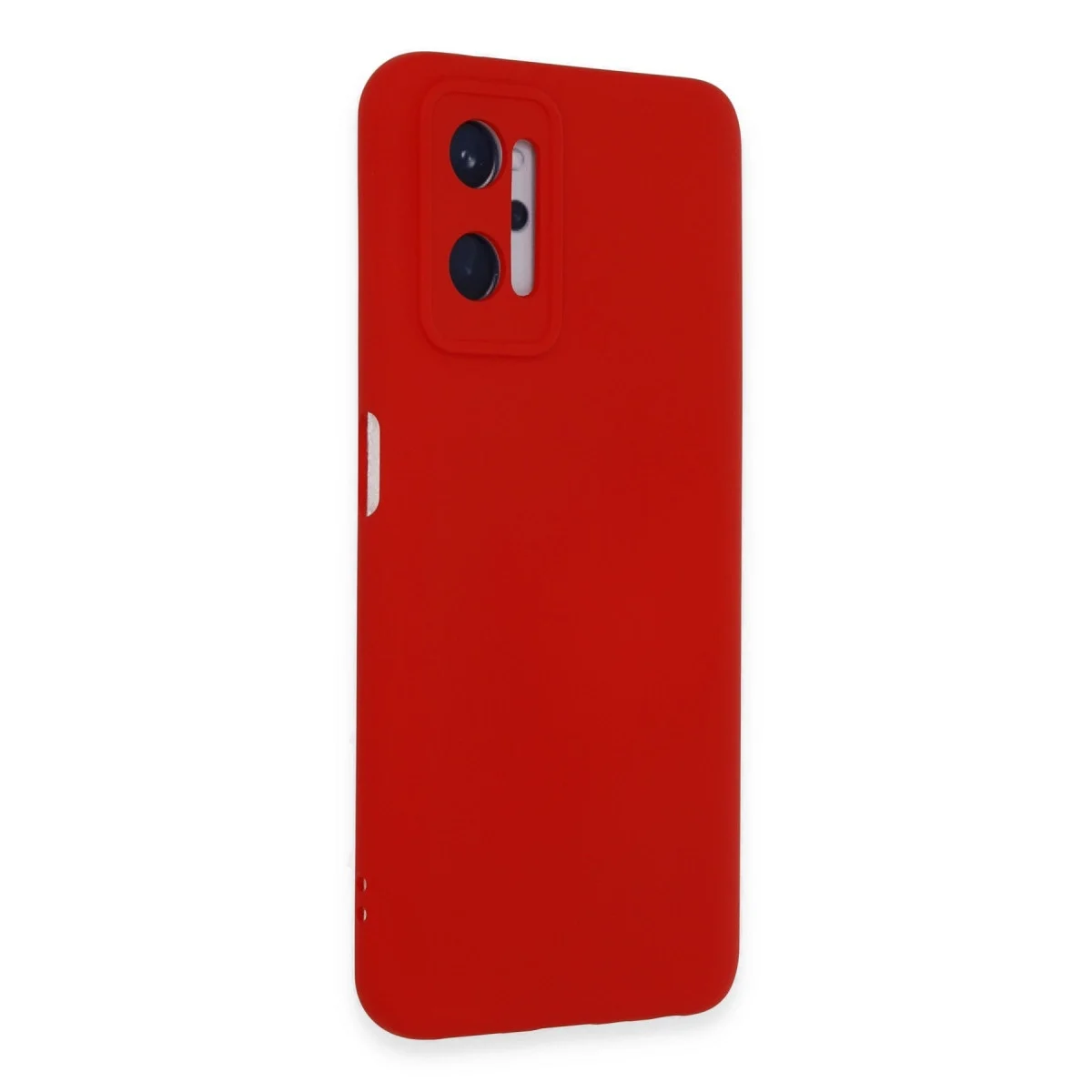 Realme 9i 4g Kılıf Nano İçi Kadife Silikon - Kırmızı görsel 2