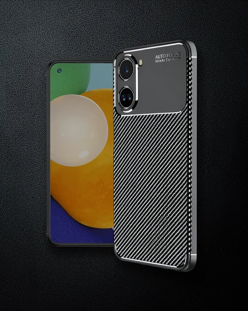 Xiaomi Poco X7 Pro Kılıf Auto Focus Karbon Kapak - Siyah